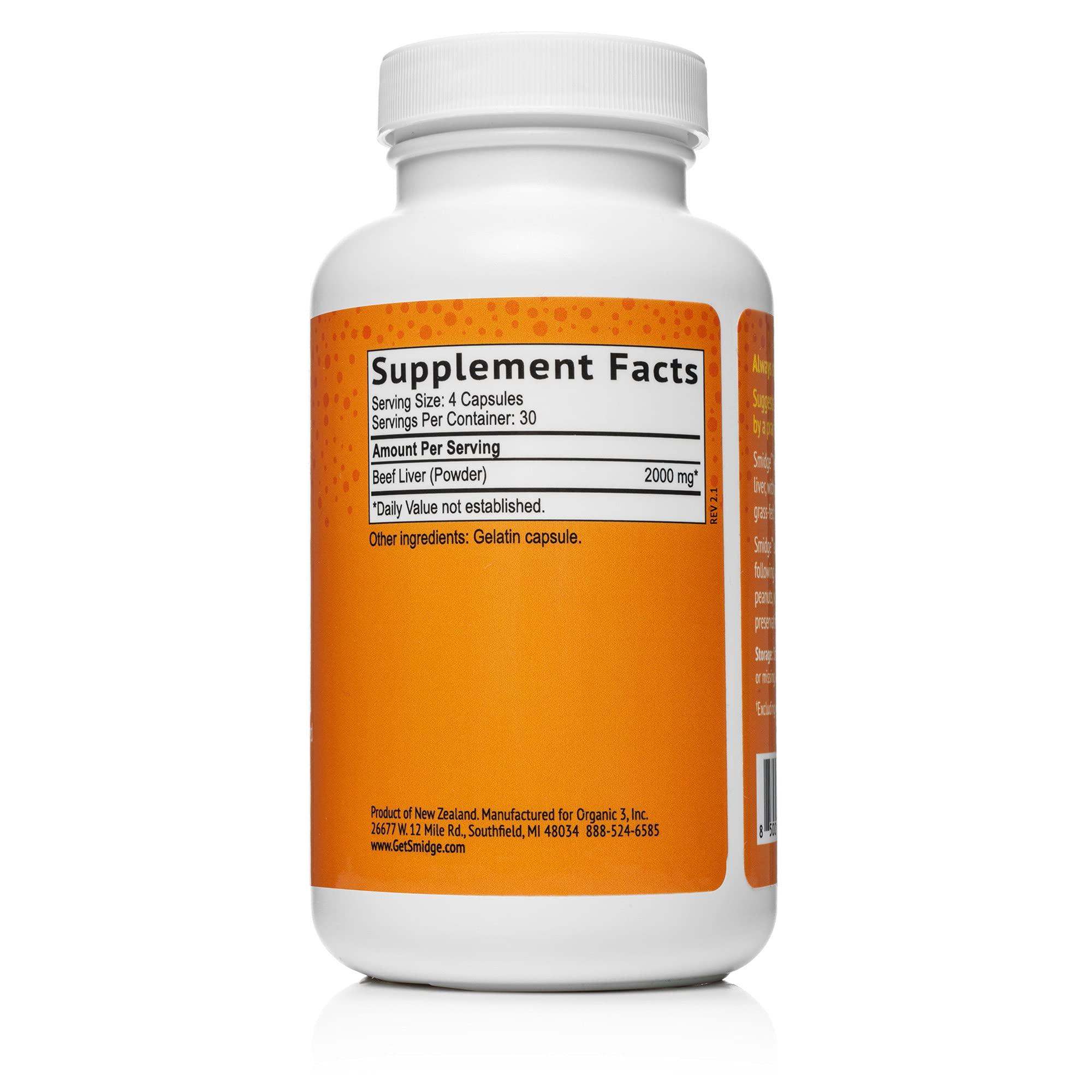 Smidge Smidge Beef Liver Capsules