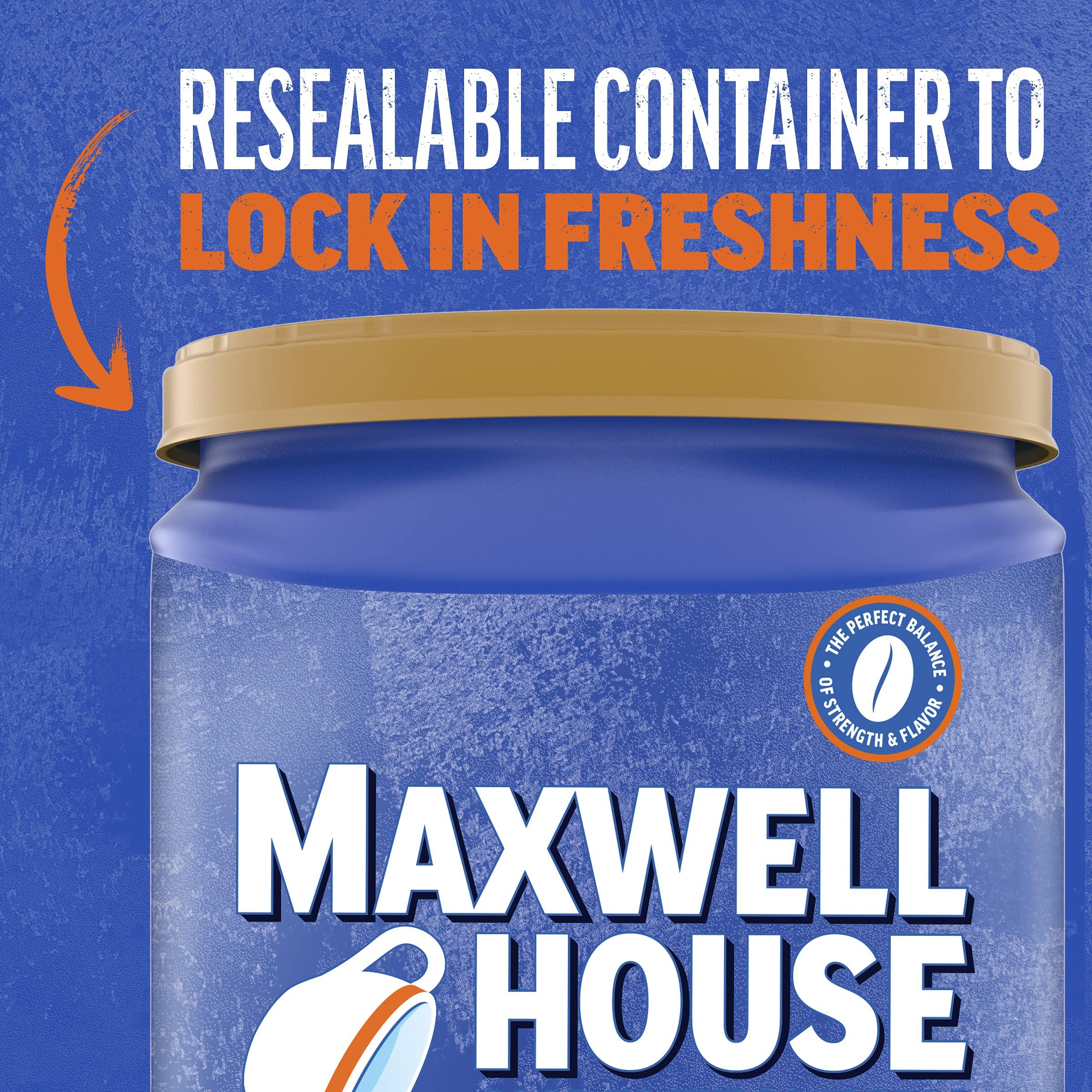 MAXWELL HOUSE Maxwell House 100% Colombian Medium Roast Ground Coffee (37.7 oz Canister)