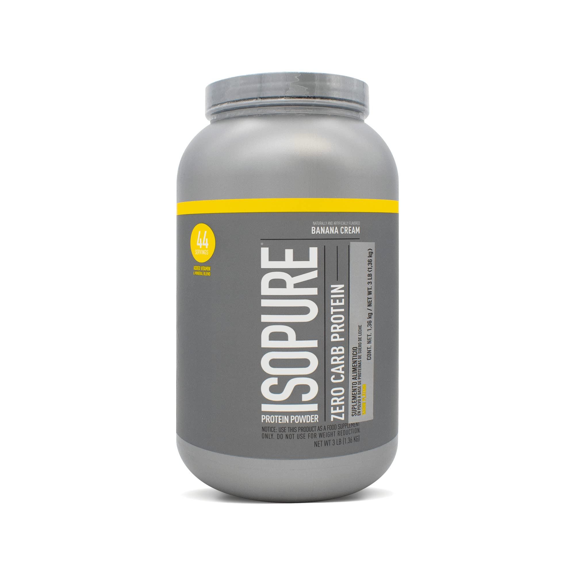 Isopure Nature'S Best Isopure Banana Cream (Zero Carb), 3-Pound Tub
