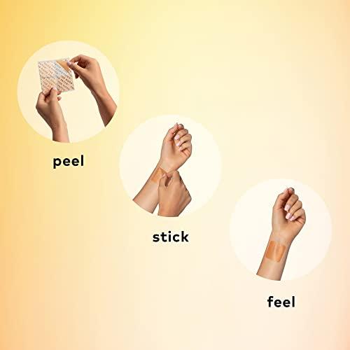 The Good Patch The Good Patch Think Patch, Natural Patch with Caffeine, Yerba Mate, Bacop, Lion\'s Mane, Plant Powered Wearable Wellness, Focus Patches, Sustained Release (16 Total Patches)