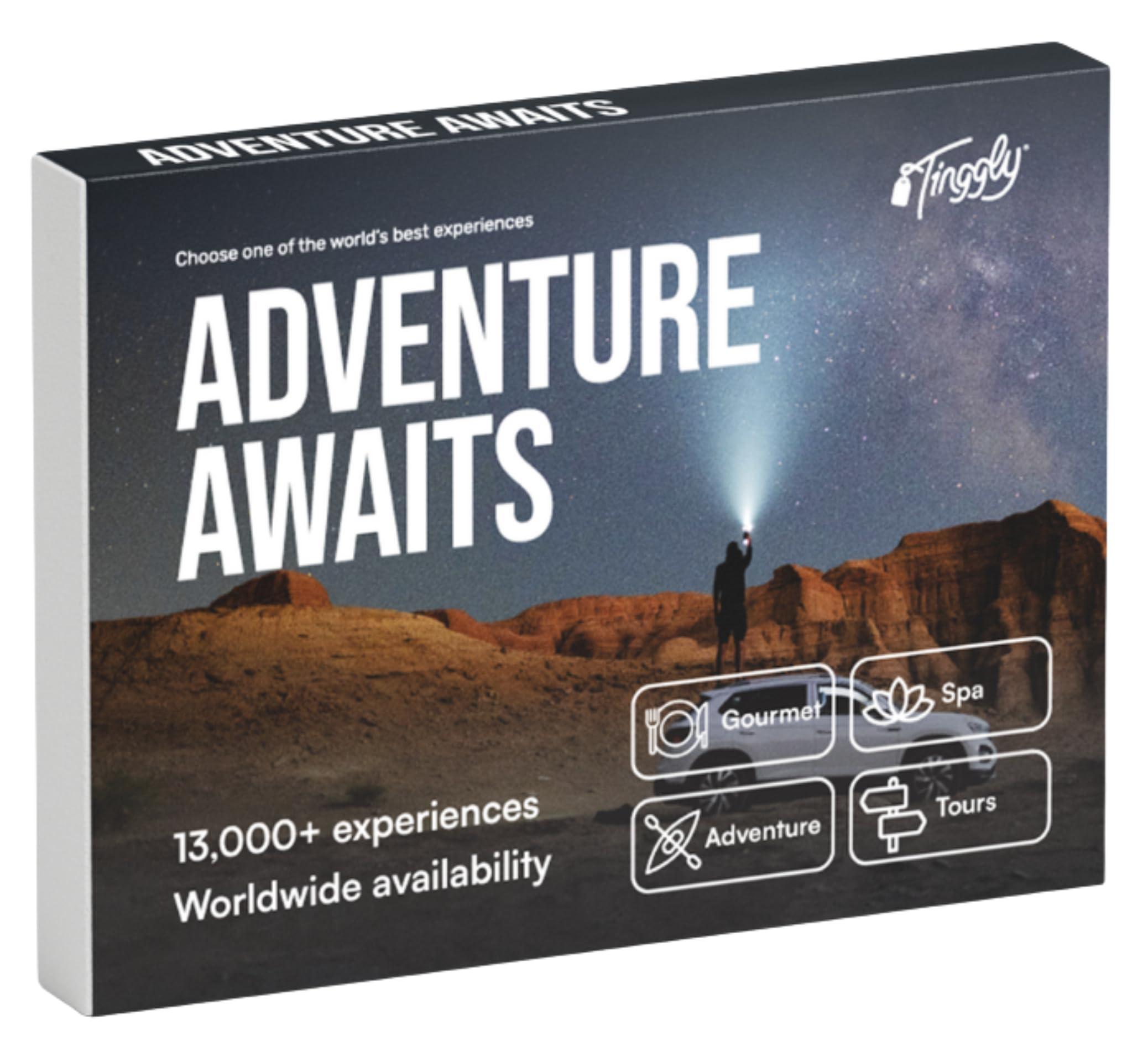 Tinggly Tinggly - Adventure Awaits - Worldwide Experience Gift Box - Choose From 10,000+ Experiences