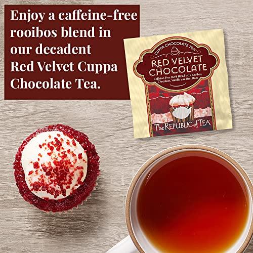 The Republic of Tea The Republic of Tea – Cuppa Chocolate Tea Assortment Gift (24 Individually Wrapped Dessert Tea Bags)