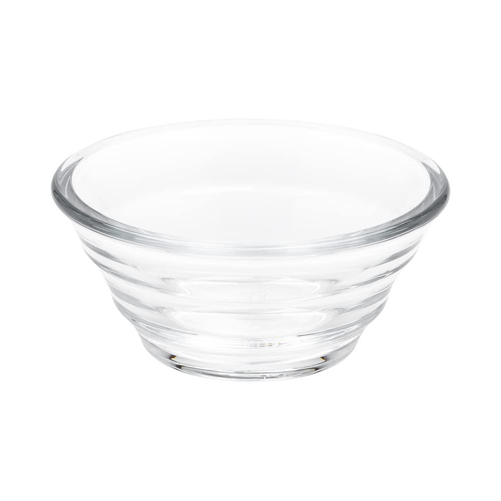 Restaurantware Restaurantware 5 Ounce Small Glass Bowls 60 Dishwasher-Safe Glass Prep Bowls - Strata Lead-Free Clear Glass Prep Dishes For Spices Condiments Or Ingredients