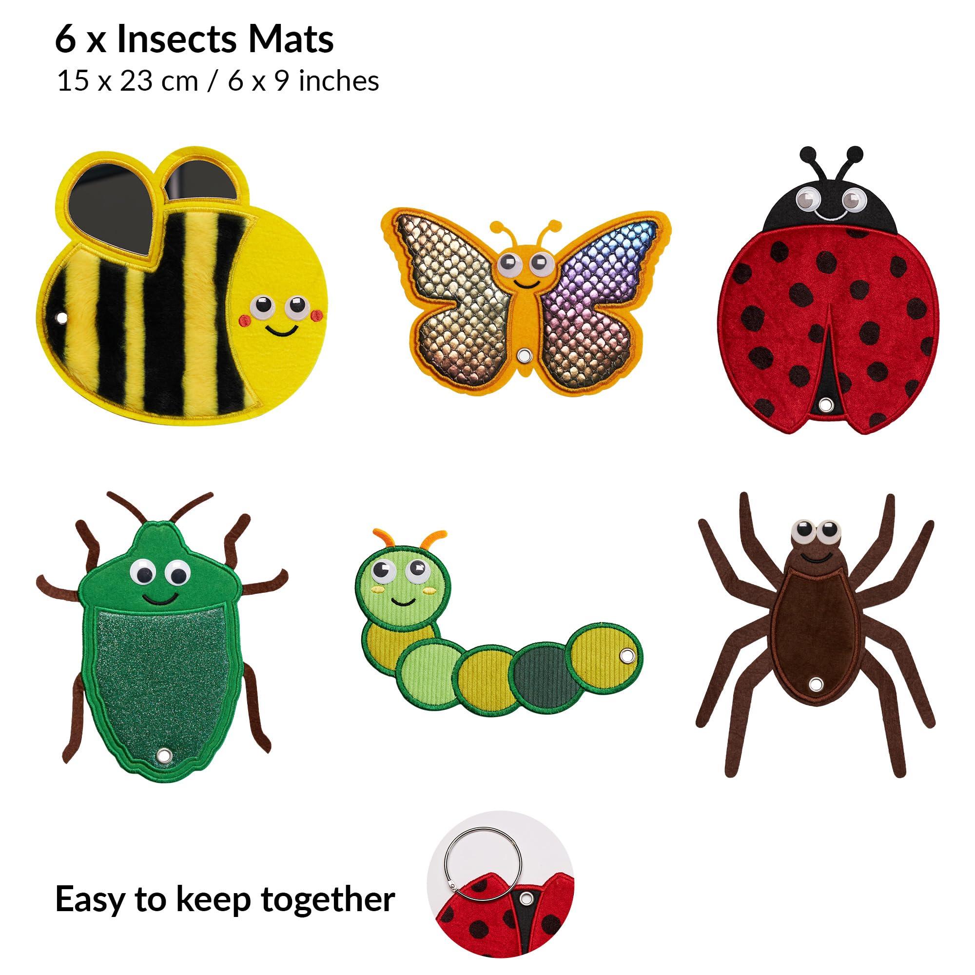 ODOXIA Sensory Mats Texture Children | Sensory Tiles for Kids | Sensory Pads for Autistic Children | Helps with Sensory Seeking Kids | Playful Learning Toys for Toddlers