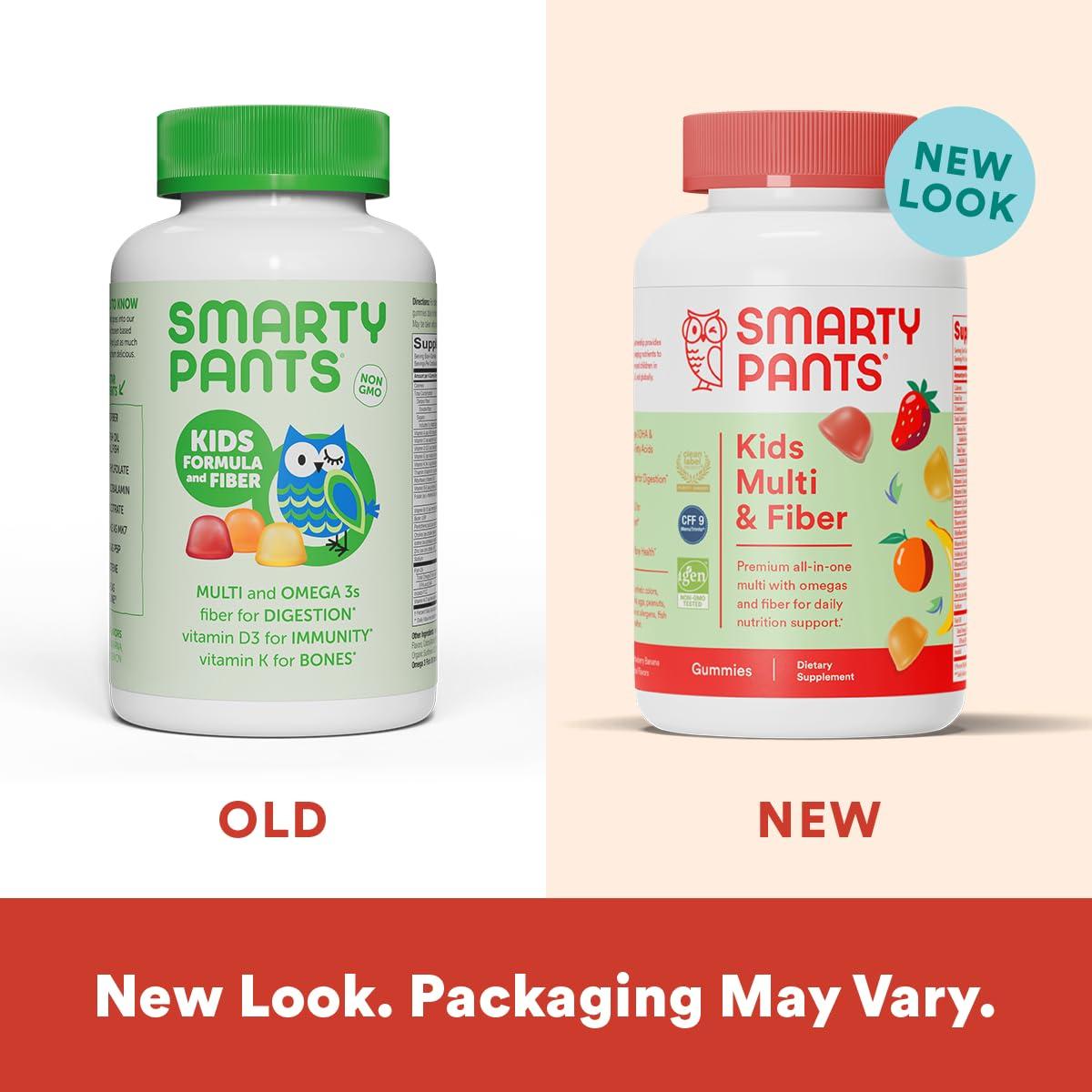 SmartyPants SmartyPants Teen Girl Multivitamin Gummies: Omega 3 Fish Oil (EPA/DHA), Vitamin D3, C, Vitamin B12 & Kids Multivitamin Gummies and Fiber Supplement: Omega 3 Fish Oil (EPA/DHA)
