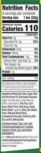 Nature Valley Nature Valley Crunchy Dipped Granola Squares, Peanut Butter Chocolate, 6 ct (Pack of 2)