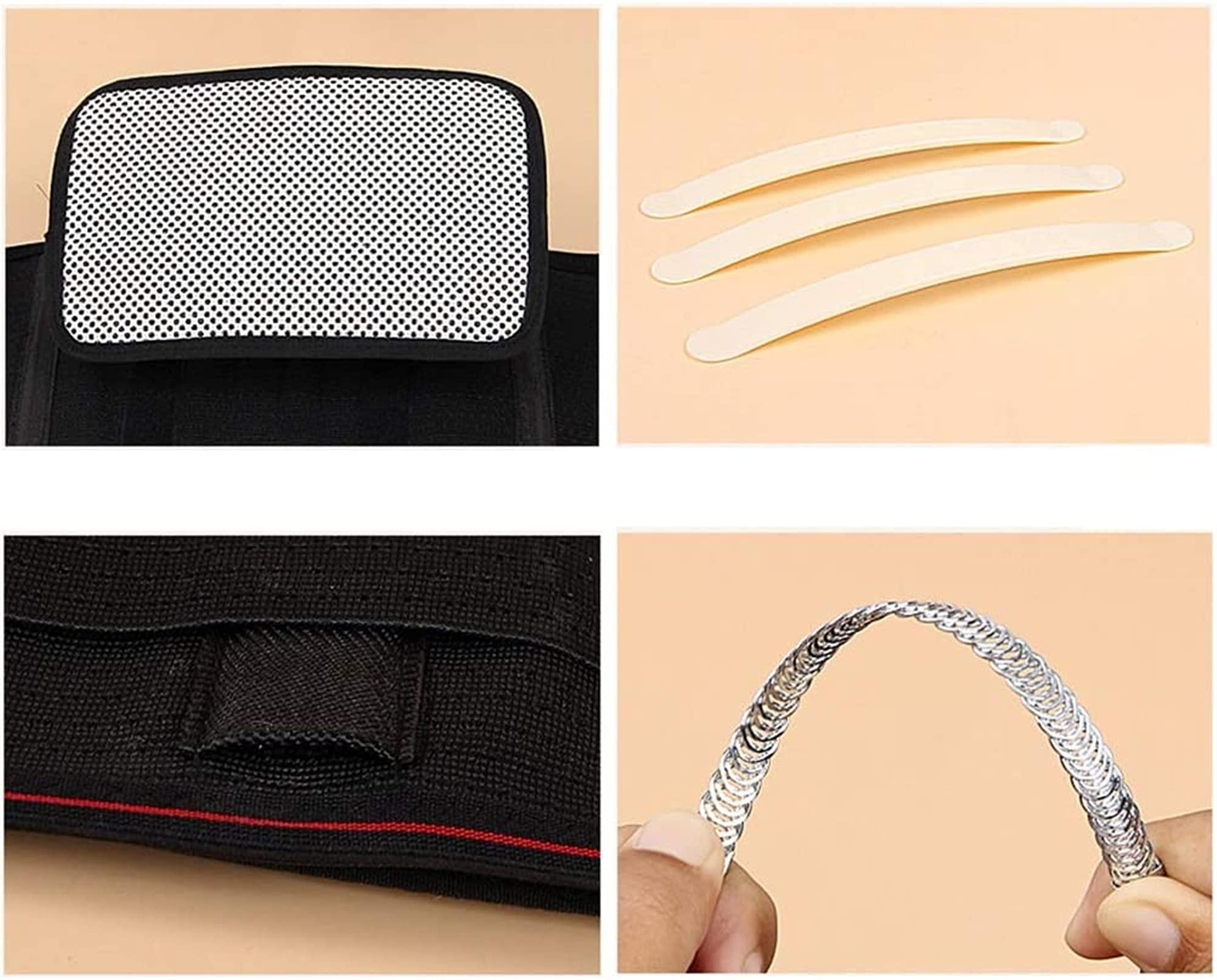 XMSM Breathable Lumbar Back Support Belt Women Men Lower Back Brace Adjustable Straps Support Plate for Back Pain & Stress Relief (Size : X-Large)