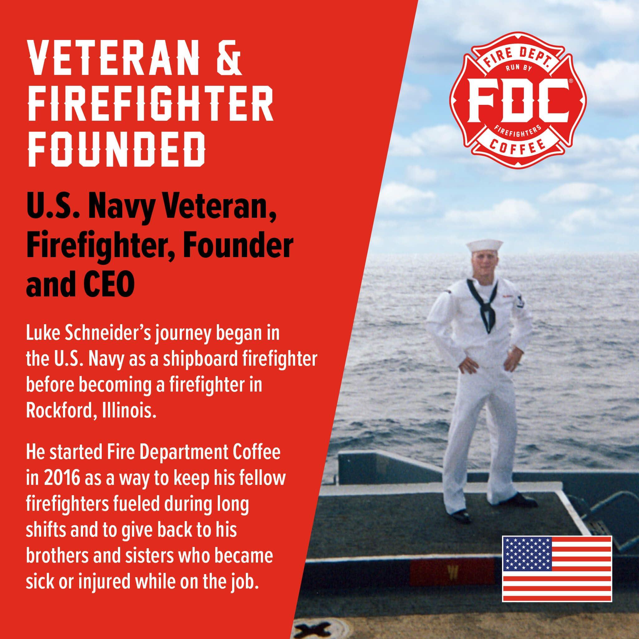 Fire Department Coffee Fire Department Coffee - Skull Crushing Instant Espresso Coffee - Instant Coffee Packets Single Serve - Gives Back to Firefighters - Veteran Owned - Enjoy Hot or Cold (Pack of 10)