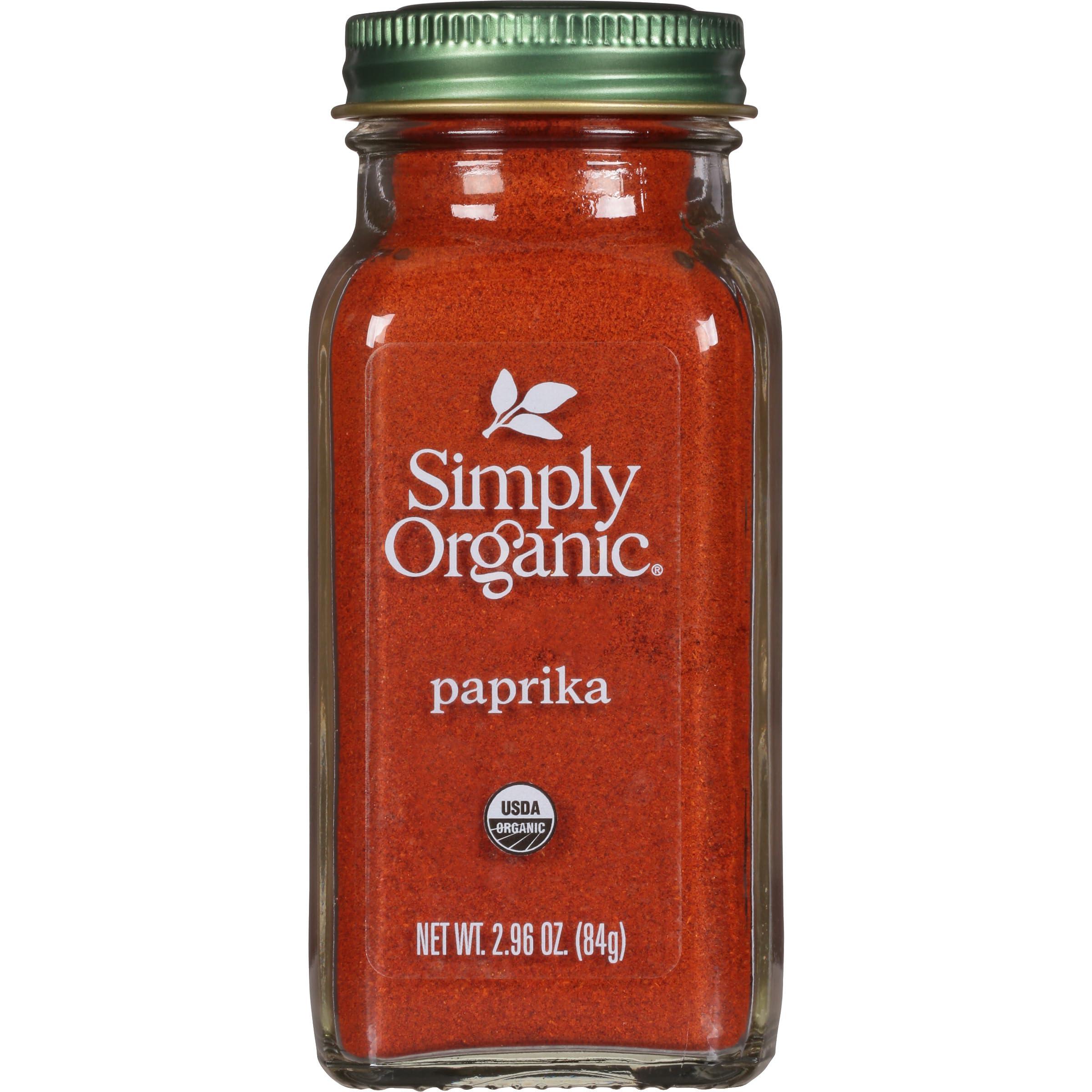Simply Organic Simply Organic, Paprika Ground Certified Organic, 2.96 Ounce Container