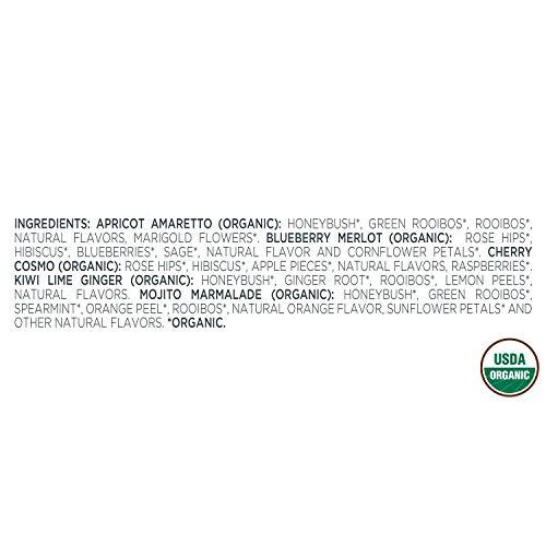 Tea Forte Tea Forte Presentation Box Tea Sampler Gift Set, 20 Assorted Variety Handcrafted Pyramid Tea Infuser Bags (Herbal Retreat)