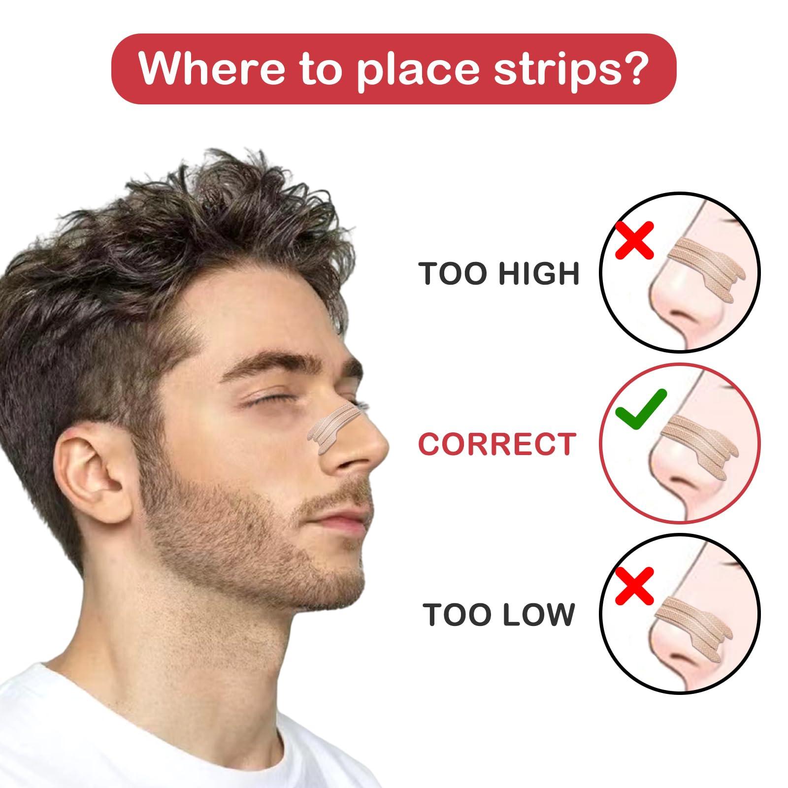 WANK Nasal Strips for Snoring, Nasal Strips for Breathing, Extra Strength Nasal Strips Help Stop Snoring and Instant Nasal Congestion Relief (50 Strips)