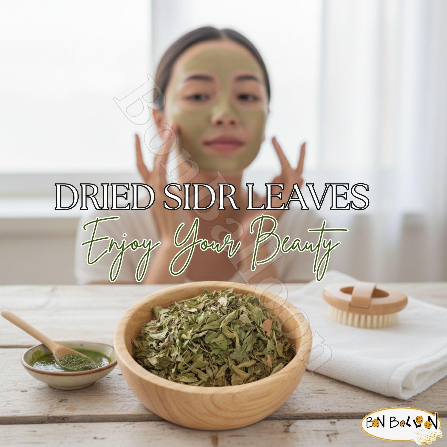 bonballoon Wholesale Seder Sidr Dried Broken Leaves (Lote Tree Jujube Ziziphus Spina Christi Christ Golchin Lotus) Leaf Natural Herbs For Hair And Care Body No Preservatives Non Gmo Kosher Halal (5 oz / 425g)