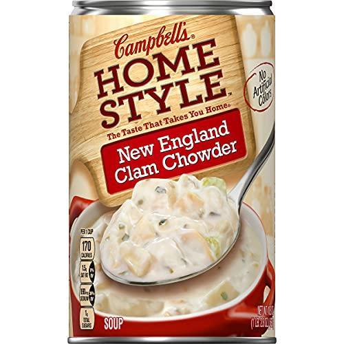 Campbell's Campbell's Homestyle New England Clam Chowder, 18.8 oz. (Pack of 12)