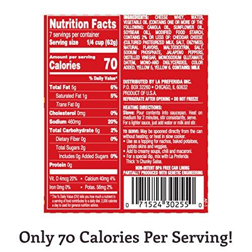 LA PREFERIDA La Preferida Nacho Cheese Sauce, 15 Ounce (Pack of 3)