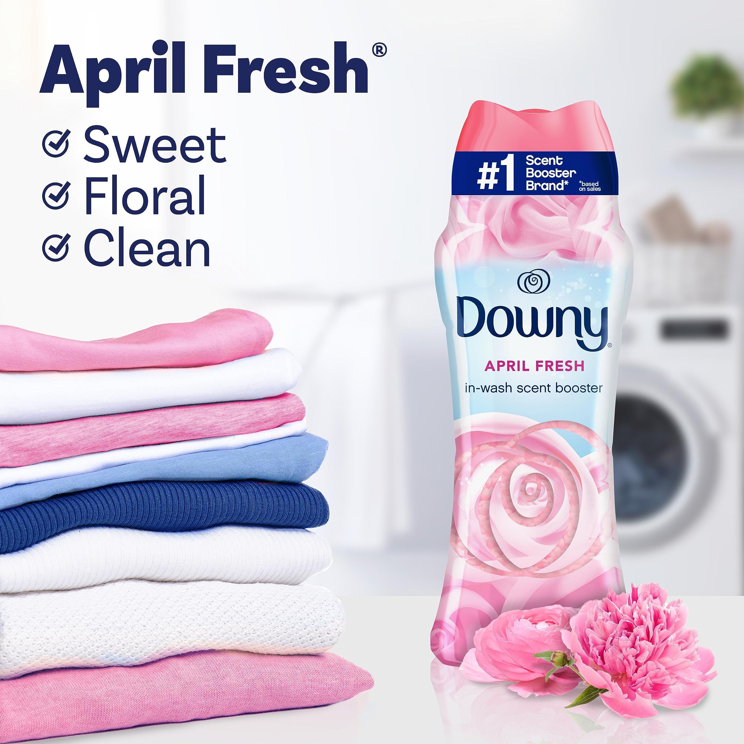 Downy Downy In-Wash Laundry Scent Booster Beads, April Fresh, 18.2 oz