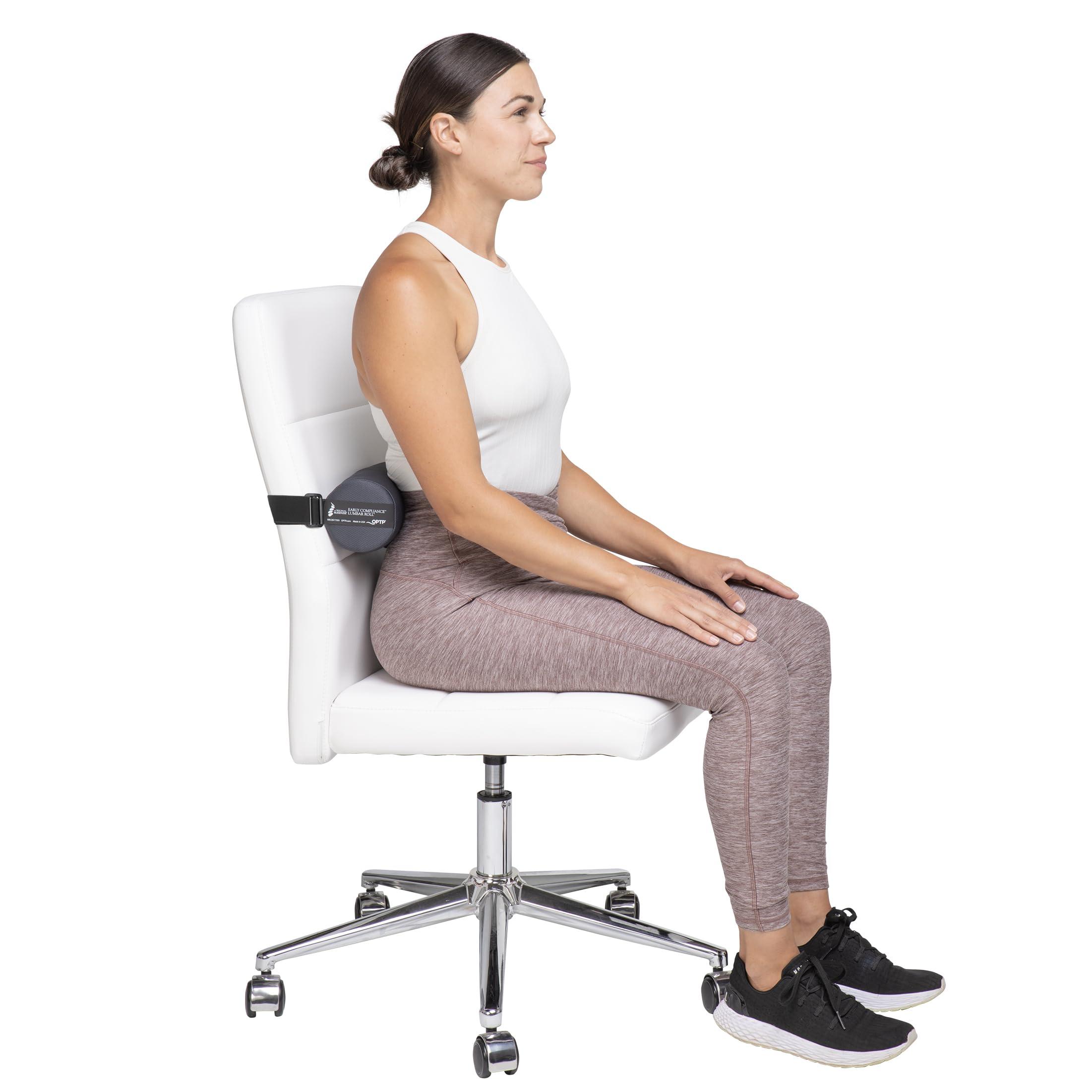 OPTP OPTP The Original McKenzie Early Compliance Lumbar Roll Low Back Support and Lumbar Support for Office Chair Lumbar Support for Car Seats, Desk Chair Back Support