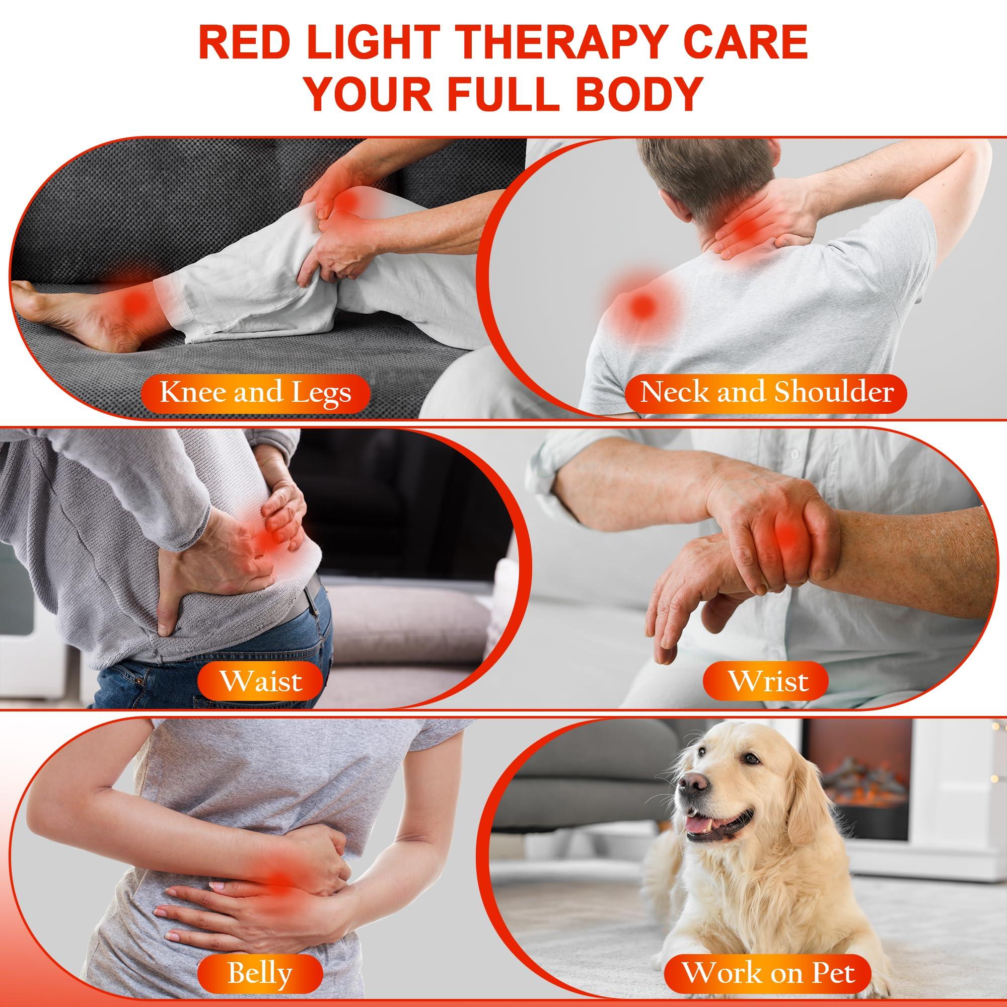 SAVILER SAVILER Red Light Therapy, Red Light Therapy for Face and Body with Adjustable Stand, Red Light Therapy for Panel, 660nm & 850nm Infrared Red Light Therapy Device at Home Use