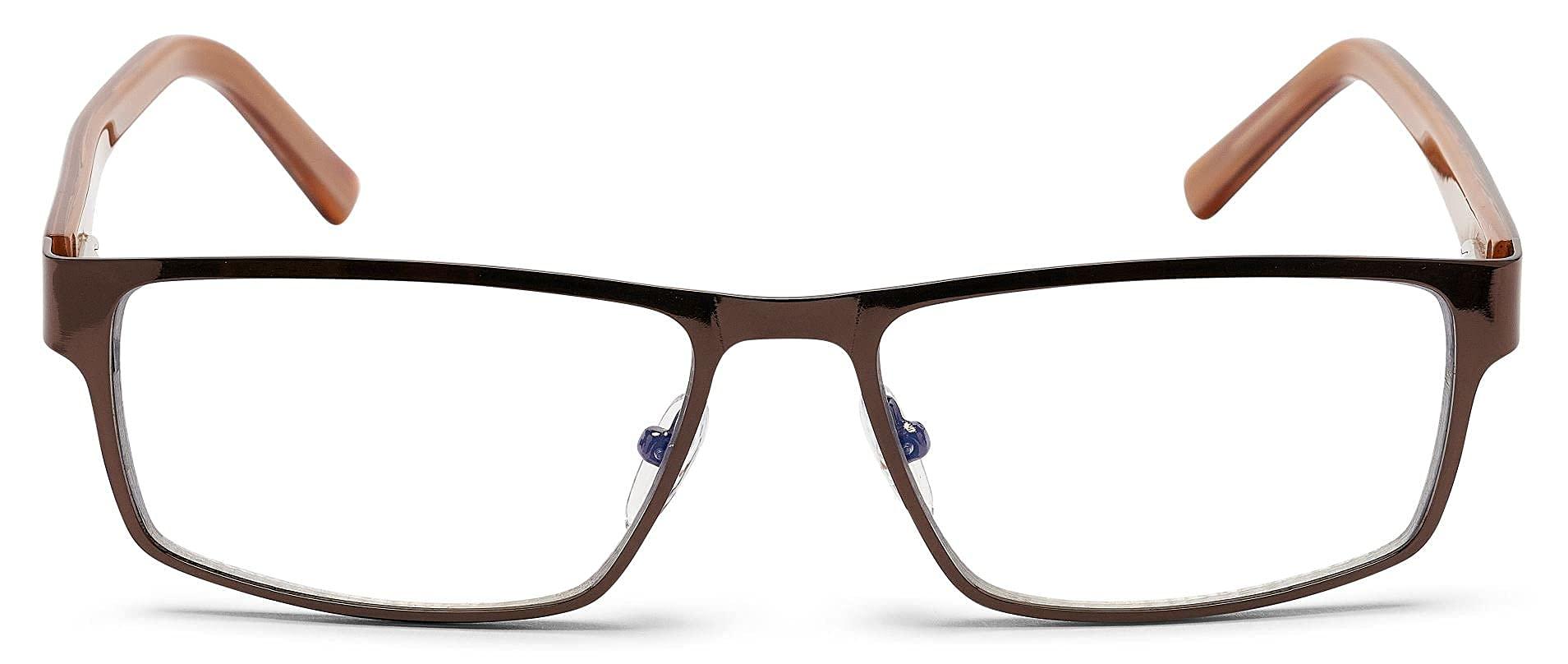 Allo Cal Optix Allo Blue Light Blocking SALAM - Brown - Strength +2.25