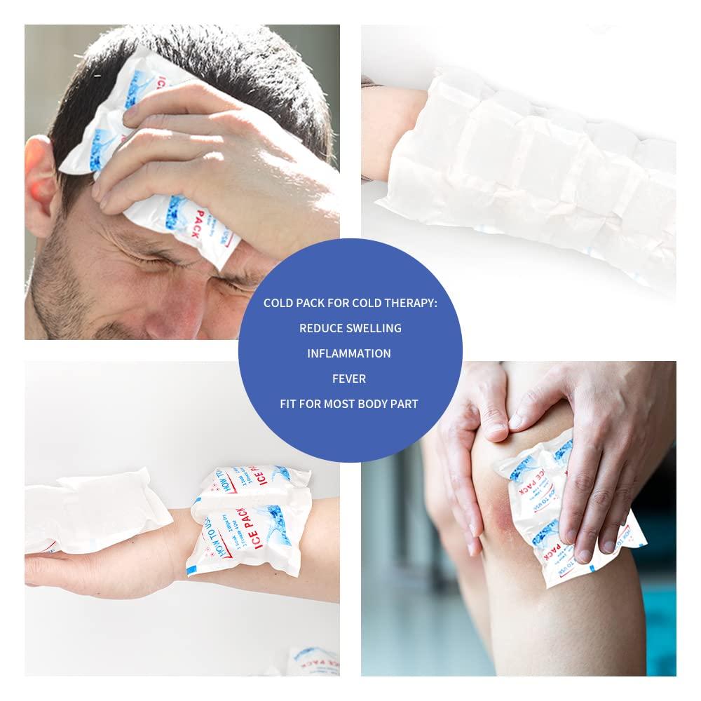 YouWeMed Cold Packs Dry Ice for Shipping Frozen Food Cold Pack for Lunch Bags, Ice Pack Long Lasting Cold Ice Pack Sheets for Transport Food (25 Sheets/4 x 6 Cells)