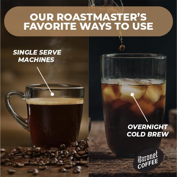 Baronet Coffee Baronet Coffee Pods [Crme Brulee Flavored-54 Pods] Single Cup Use for Senseo Coffee Machine - 3 Bags of 18 Single Serve 8 Gram Pods, Regular Strength Soft Coffee Pods, Medium Roast [Crme Brulee]