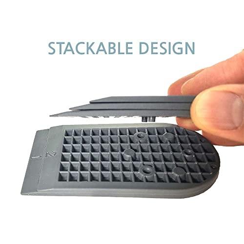 BalanSole Adjustable Leg Length Discrepancy Heel Lifts Inserts Insoles (Large)