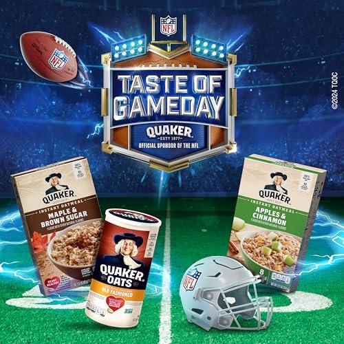 Quaker Quaker Instant Oatmeal, High Fiber 2 Flavor Variety (32 Pack)