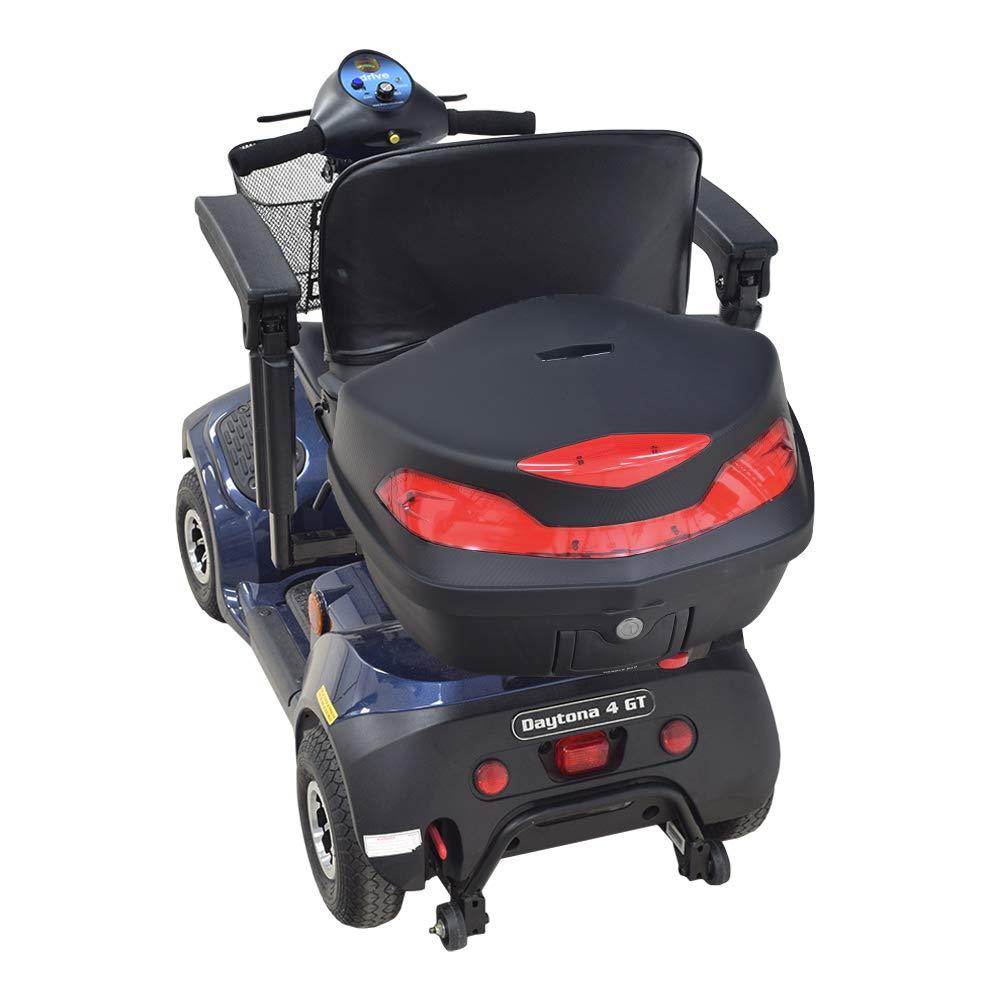 AlveyTech AlveyTech X-Large Matte Black Universal Mobility Scooter Rear Trunk & Bracket Assembly