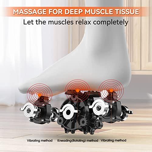 ROTAI ROTAI Foot Massager Machine with Remote, Multi Relaxations and Pain Relief - Shiatsu Vibration Feet Massager Increases Circulations, Relieve Stiffness Tired Muscles and Plantar Fasciitis (Orange)