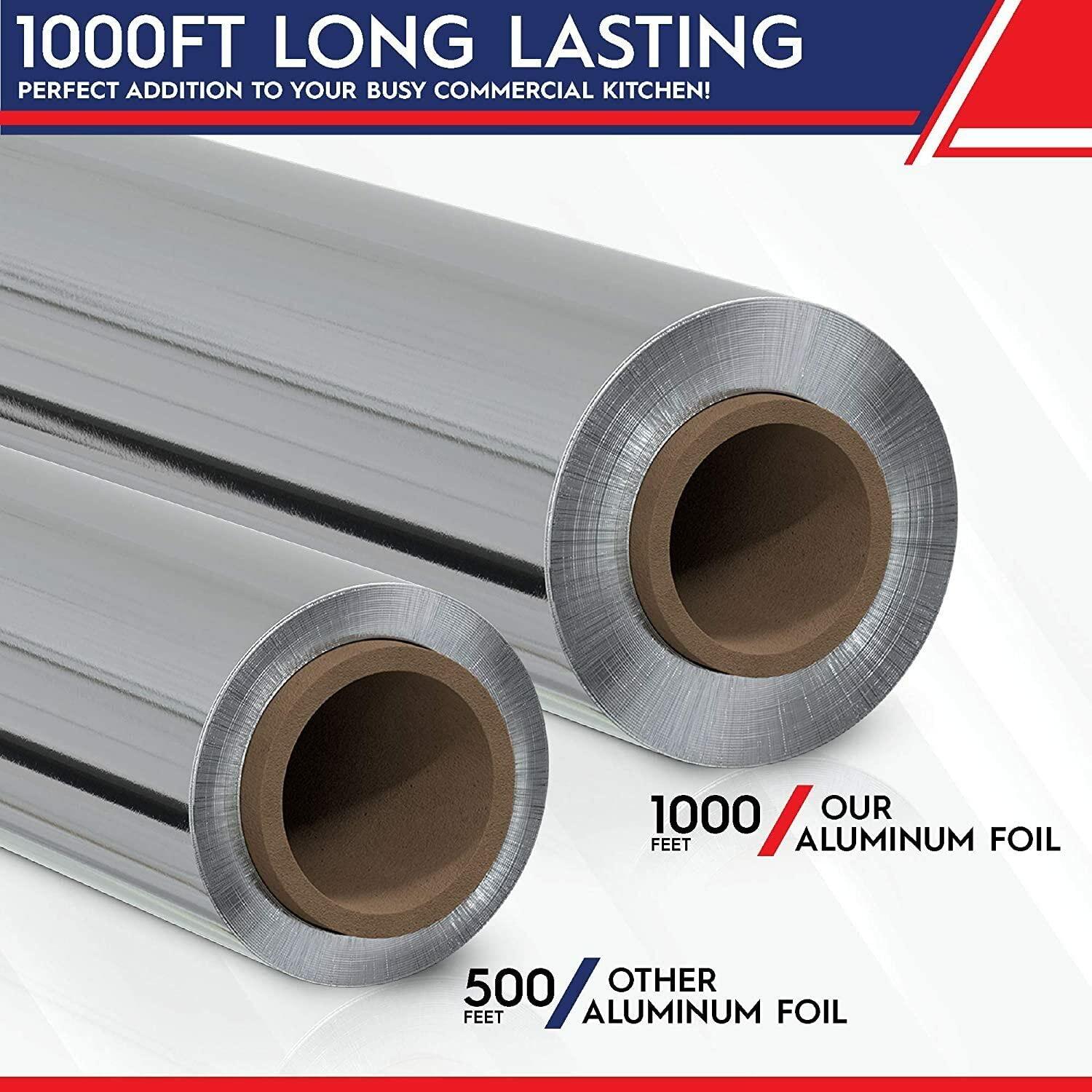 ROLLXY ROLLXY, 12" x 1000' Food Service Standard Aluminum Foil Roll