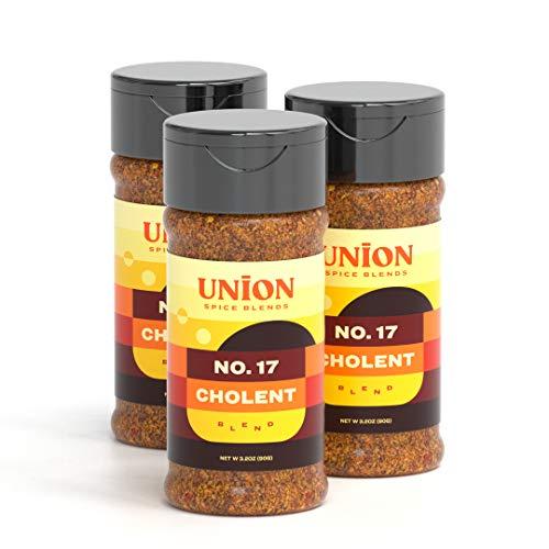 Union Spice Blends Union Spice Blends Seasoning Blend, Gluten Free, Non GMO, Nut Free, Kosher, 3 oz. (Cholent Spice)