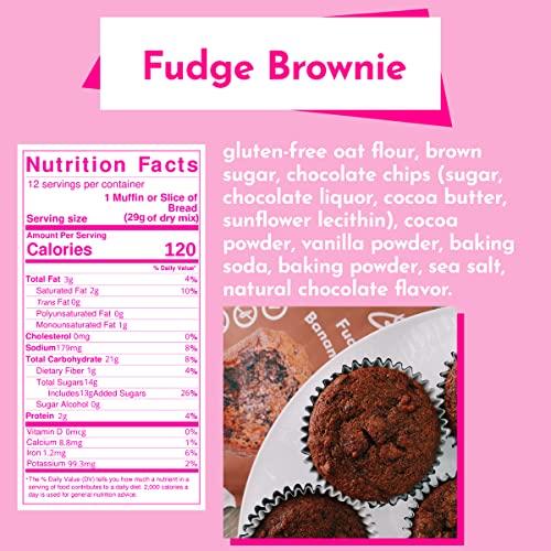 GoNanas GoNanas Banana Bread Mix - Bundle of 2 Flavors. Vegan, Gluten Free Healthy Snacks. Oat Flour Banana Bread or Banana Muffin Mix. Women Owned, US Ingredients, Dairy Free, Nut Free, Delicious Snacks