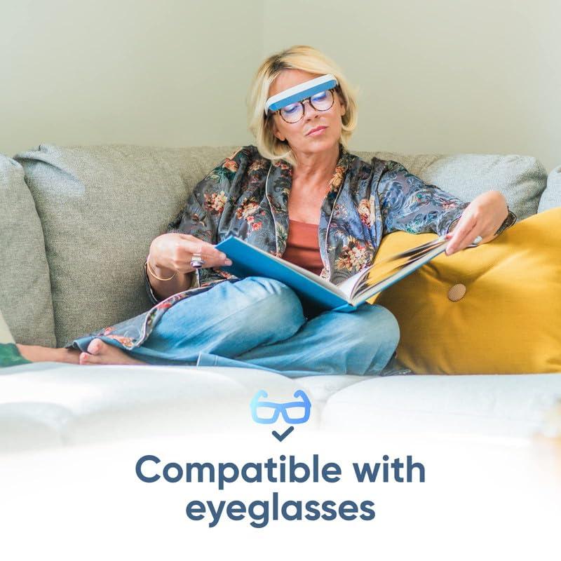 luminette Luminette 3 Light Therapy Glasses - Wearable Light Therapy Lamp - Blue Enriched White LED Sun Lamp - Natural Relief for Sleep Problems, Seasonal Mood Disorders and Jet lag - Portable Daylight Lamp