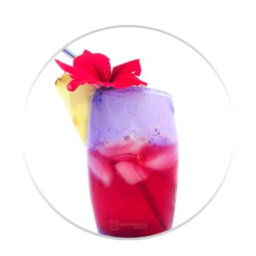 The Wild Hibiscus Flower Company Wild Hibiscus Flower Company Hibiscus Flower All Natural Cocktail Concentrate, 3.4 Fluid Ounce Bottle