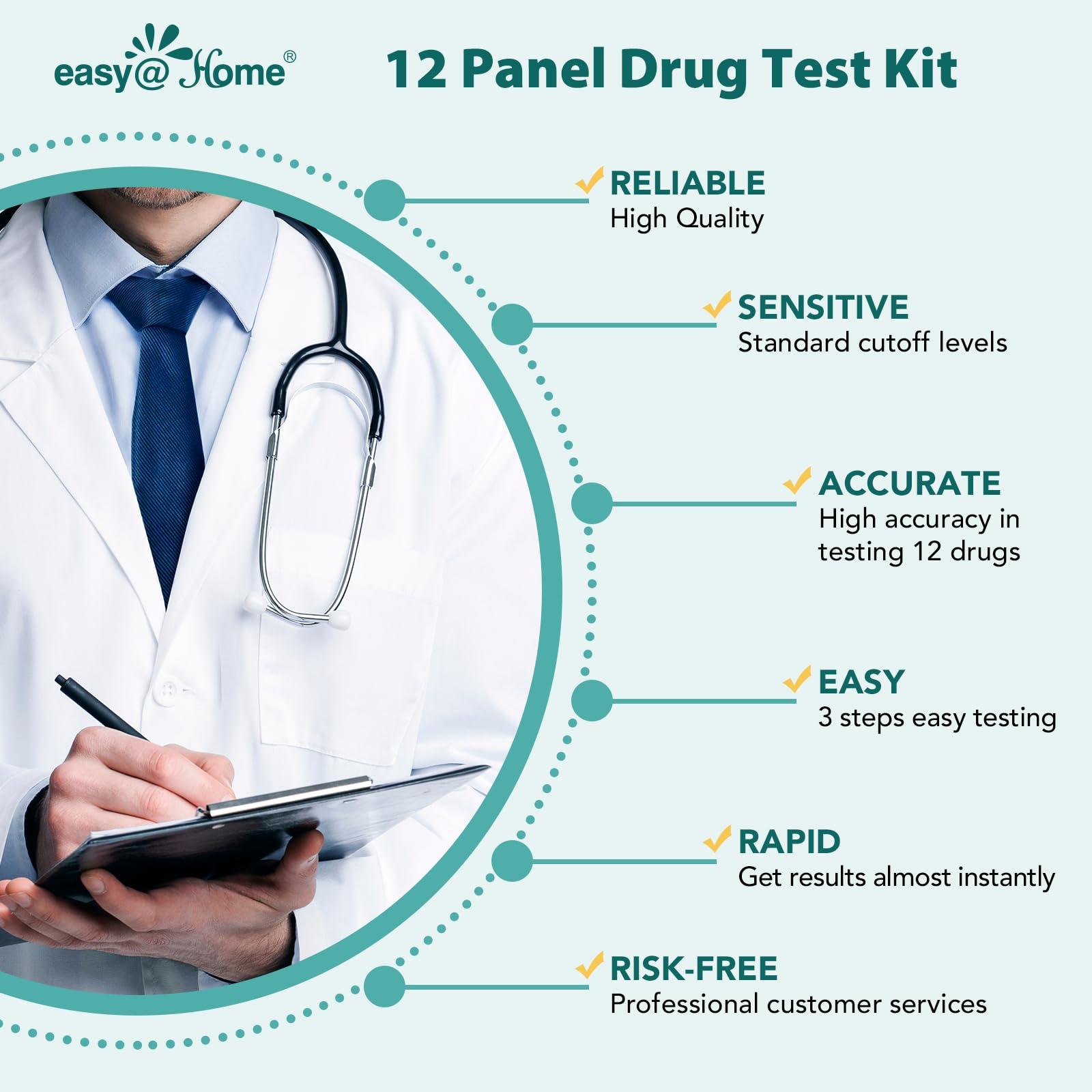 Easy@Home 6 Pack Easy@Home 12 Panel Instant Test Kits - #EDOAP-6125B