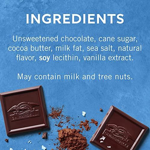 Ghirardelli Chocolate Company GHIRARDELLI Intense Dark Chocolate Squares, Sea Salt 60% Cacao, 4.1 Oz Bag