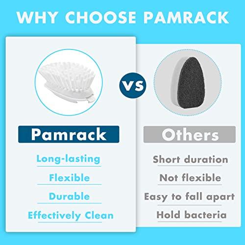 Pamrack Dish Brush Refill, 4 Pack Soap Dispensing Dish Brush Refills, Dish Brush Replacement Head for OXO Dish Brush, Brush Dispenser Refill Fits Soap Dispensing Handle