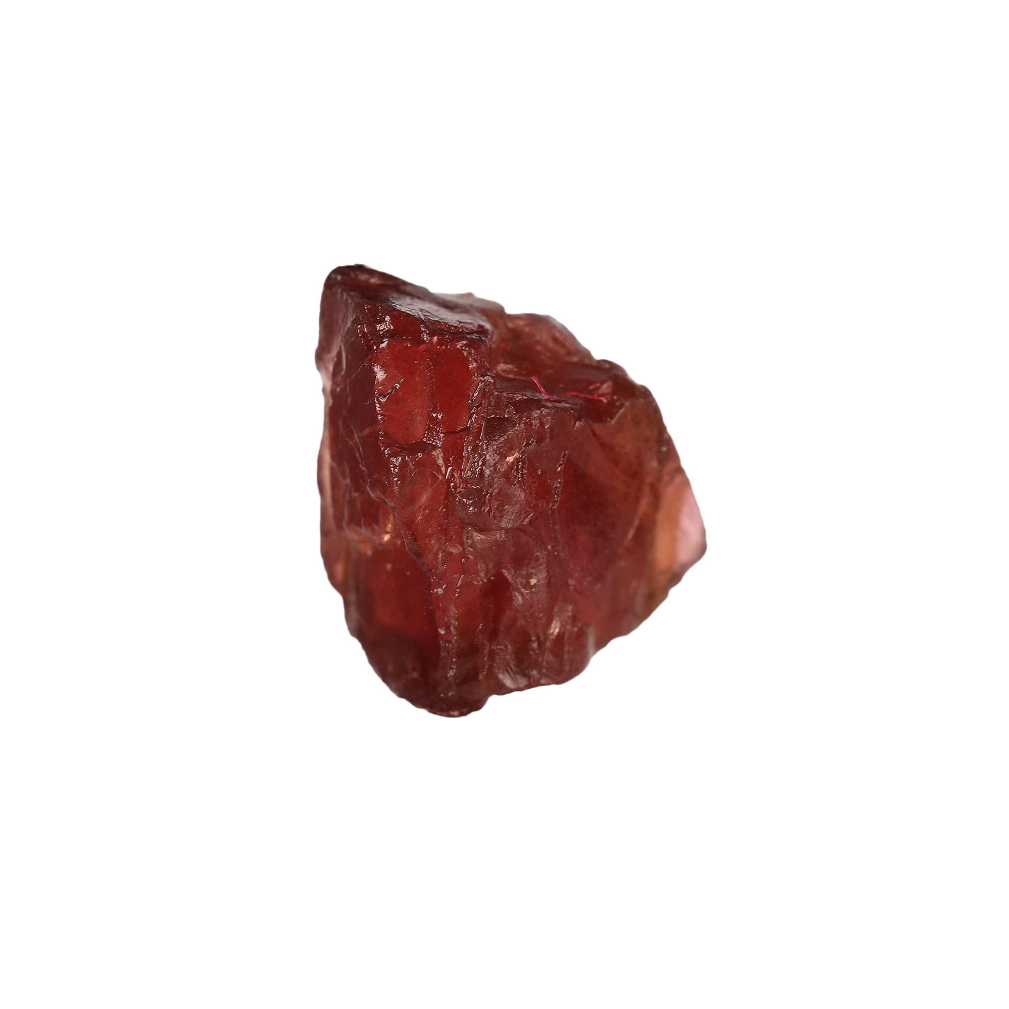 REAL - GEMS 2.85 ct Natural Raw Red Garnet Stone Rough Crystals,Making Wire Wrapping,Healing Rock Gifts