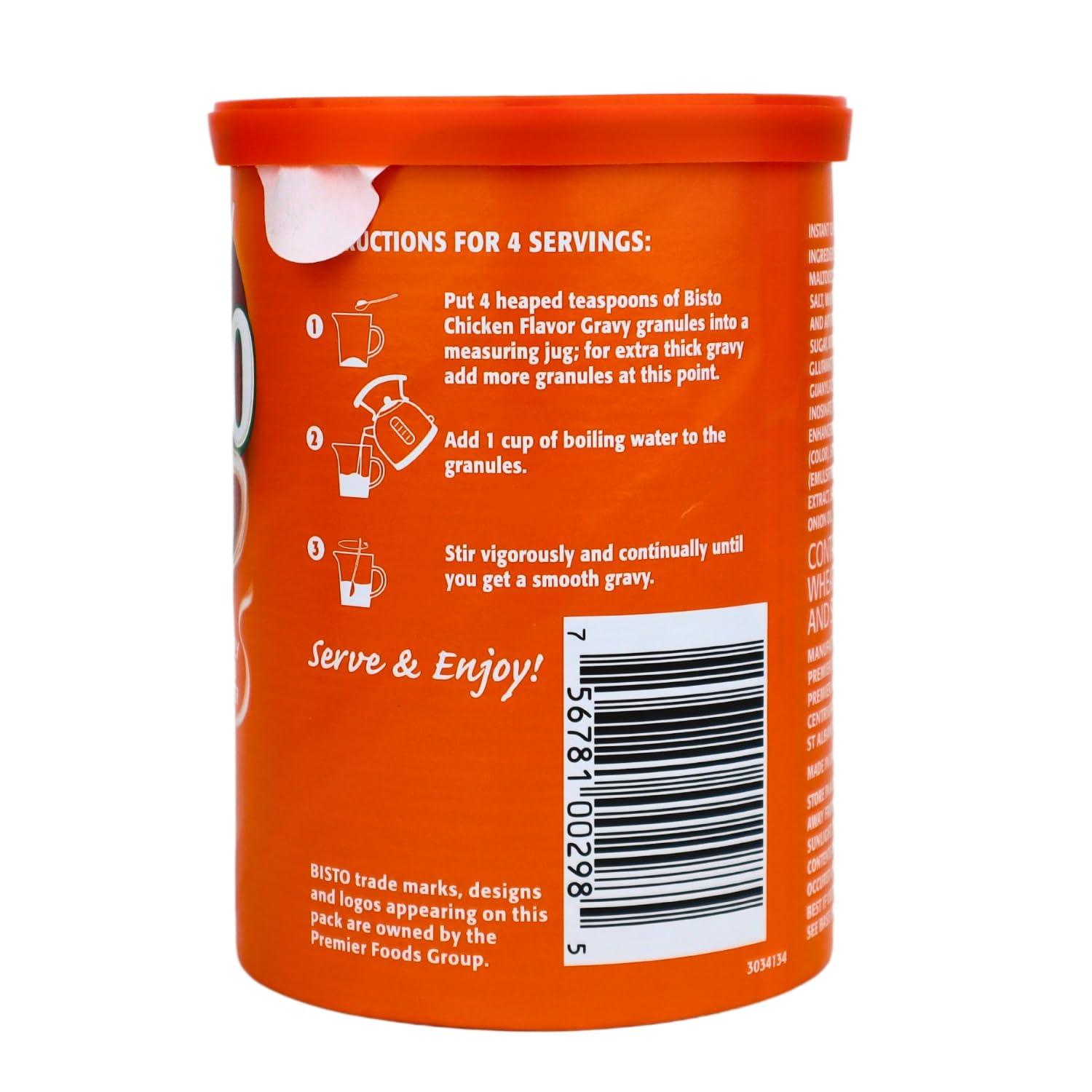 Bisto Bisto Chicken Gravy Granules 5.9 oz Rich and Savory Flavor for Roasted Chicken, Family Meals, Comfort Dishes Quick, Easy, Lump-Free Preparation Velvety Consistency