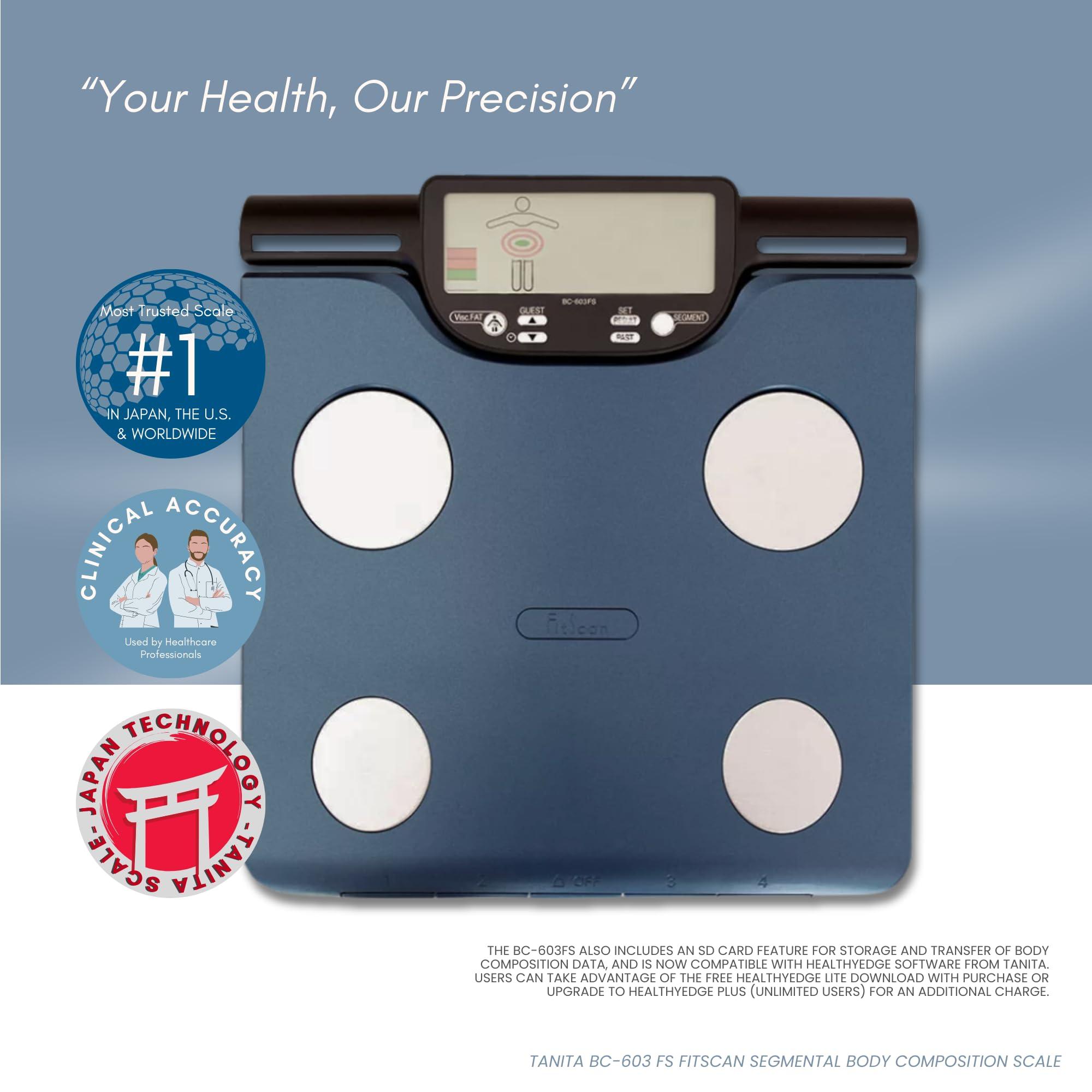 TANITA TANITA BC-603 FS FITSCAN SEGMENTAL Body Composition Monitor with SD Card