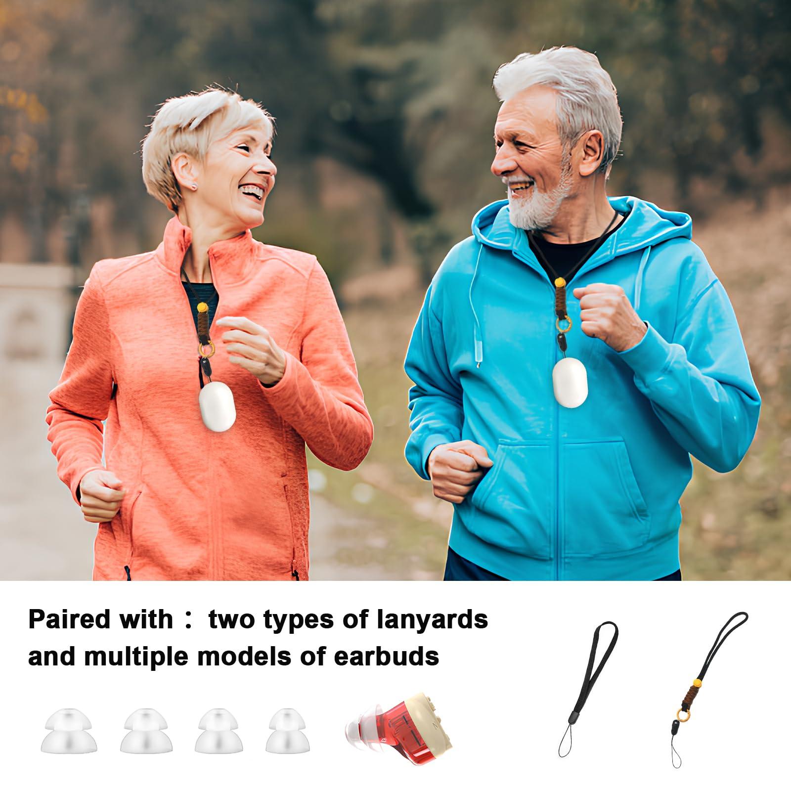 Tobocala Hearing Aids, Hearing Aids for Seniors Hearing Amplifier with Noise Cancelling, Mini Invisible OTC Hearing Aid for Adults Hearing Loss with Rechargeable Charging Case