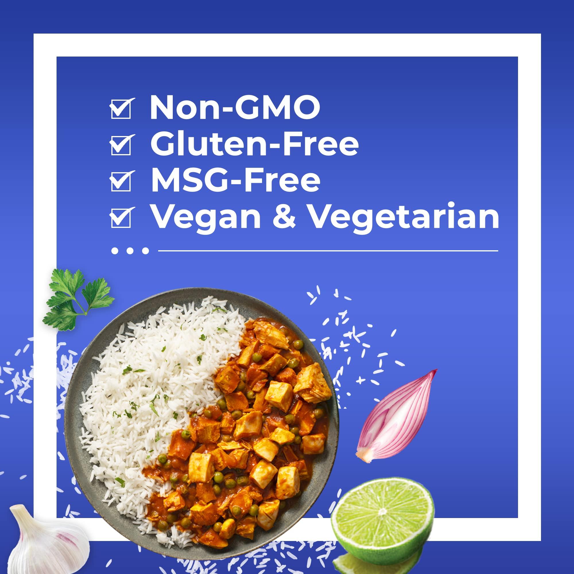 Mahatma Mahatma Indian Basmati Rice, 80-Ounce Bag of Rice, Fluffy, Floral, and Nutty-Flavored Rice, Stovetop or Microwave Rice