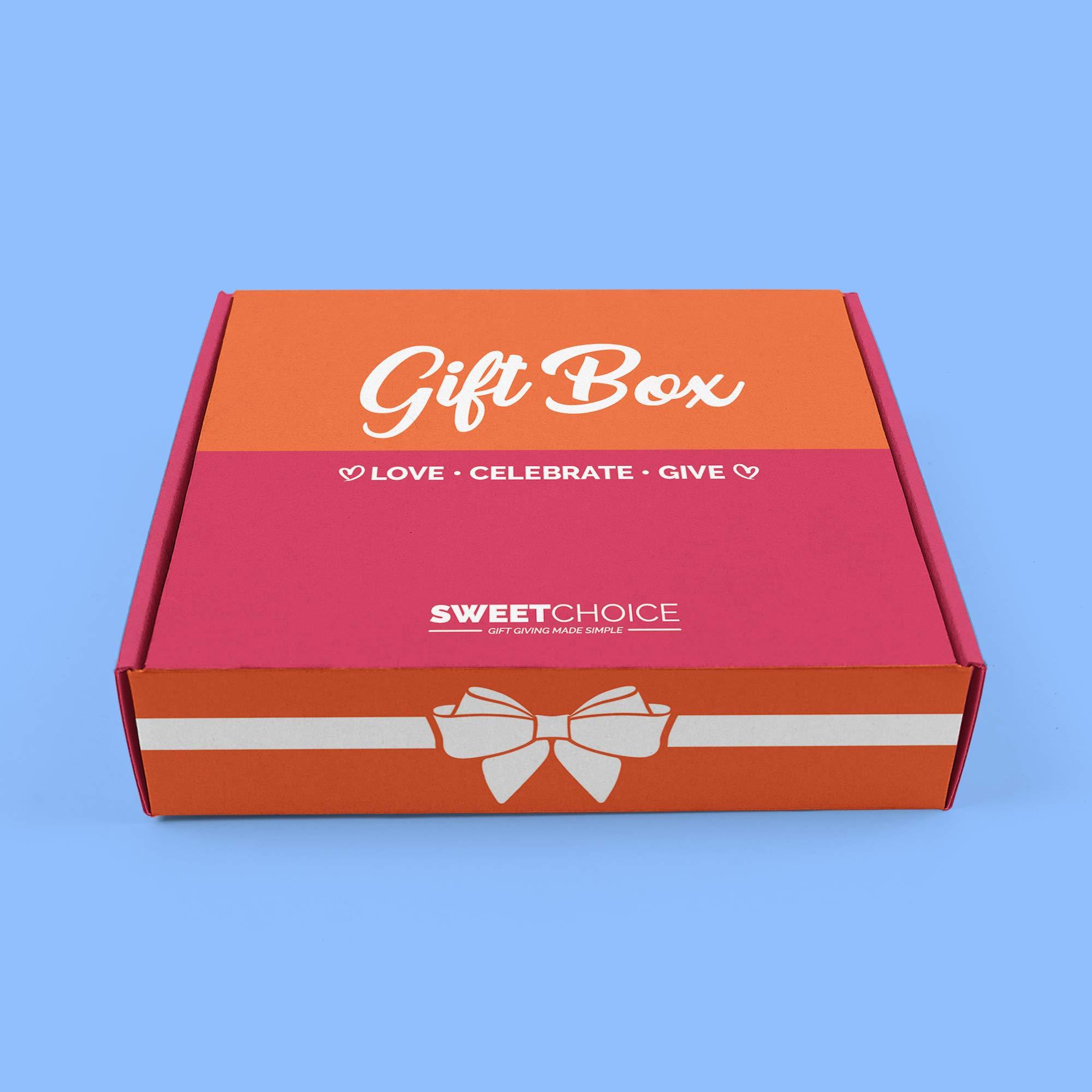 Sweet Choice Snack Box(40 Count) christmas Variety Pack Gift care package Candy Gift Basket - College Student Care Package, Prime Food Arrangement Chips, Cookies, Bar\'s - Easter, Birthday Treat for Women, Men, Adults, Teens, Kids