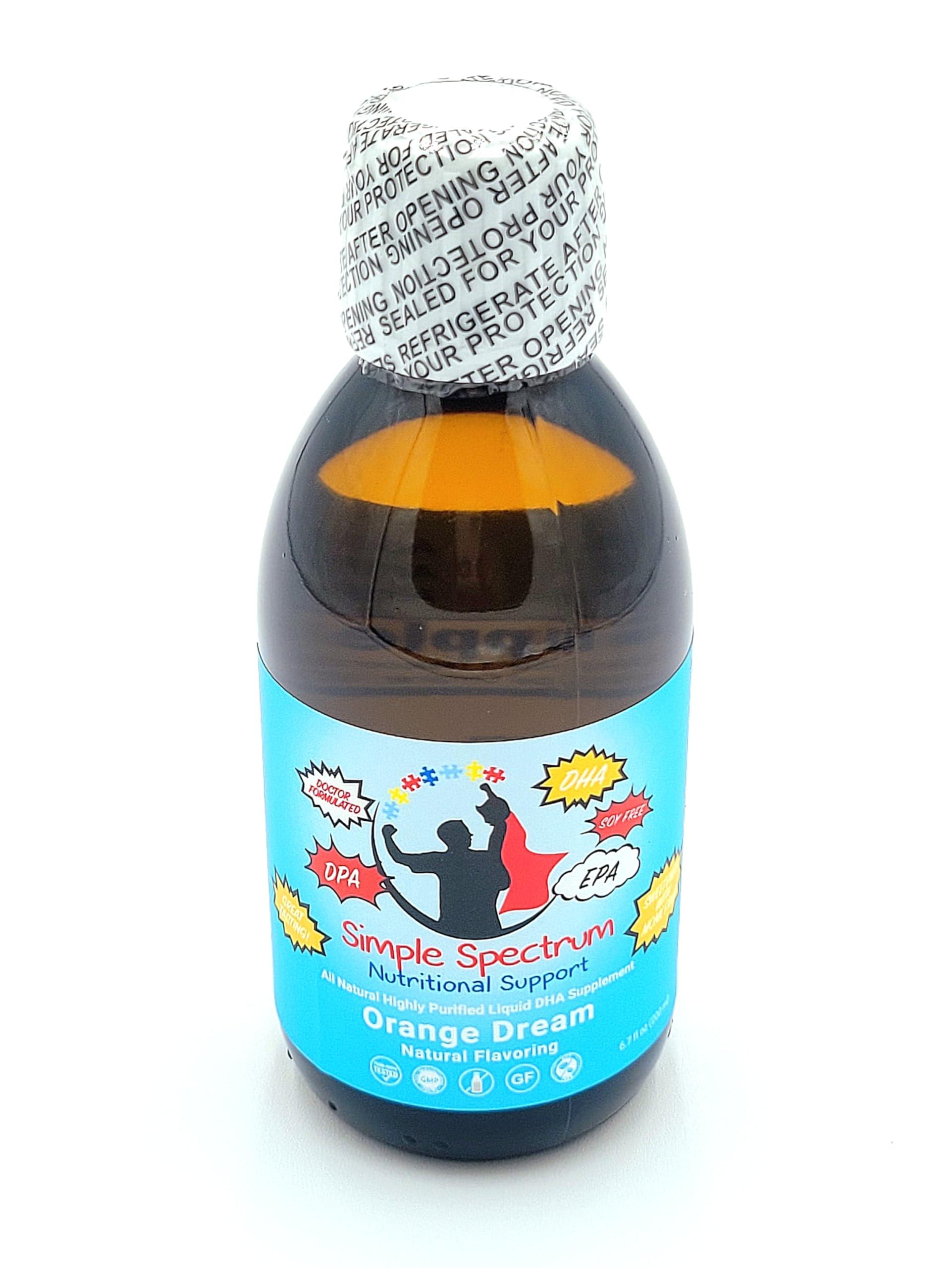 Simple Spectrum Nutritional Support Simple Spectrum, All Natural Fish Oil, Omega 3 DHA Supplement