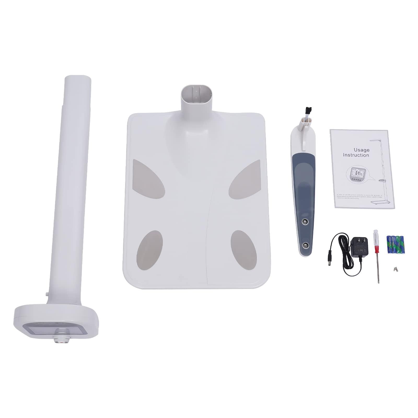 TFCFL Digital Physician Scale Professional Medical Scale with Height Rod, 440Lbs Capacity Digital Doctor Scale Height Scale Range 80-195CM Calculate Weight, Height, Body Fat, BMI