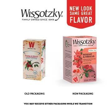 Wissotzky Wissotzky Rosehip & Hibiscus Herbal Tea (3 Pack - 60 Tea Bags) | Exotic Blend | Caffeine Free Tea | Immune Boost