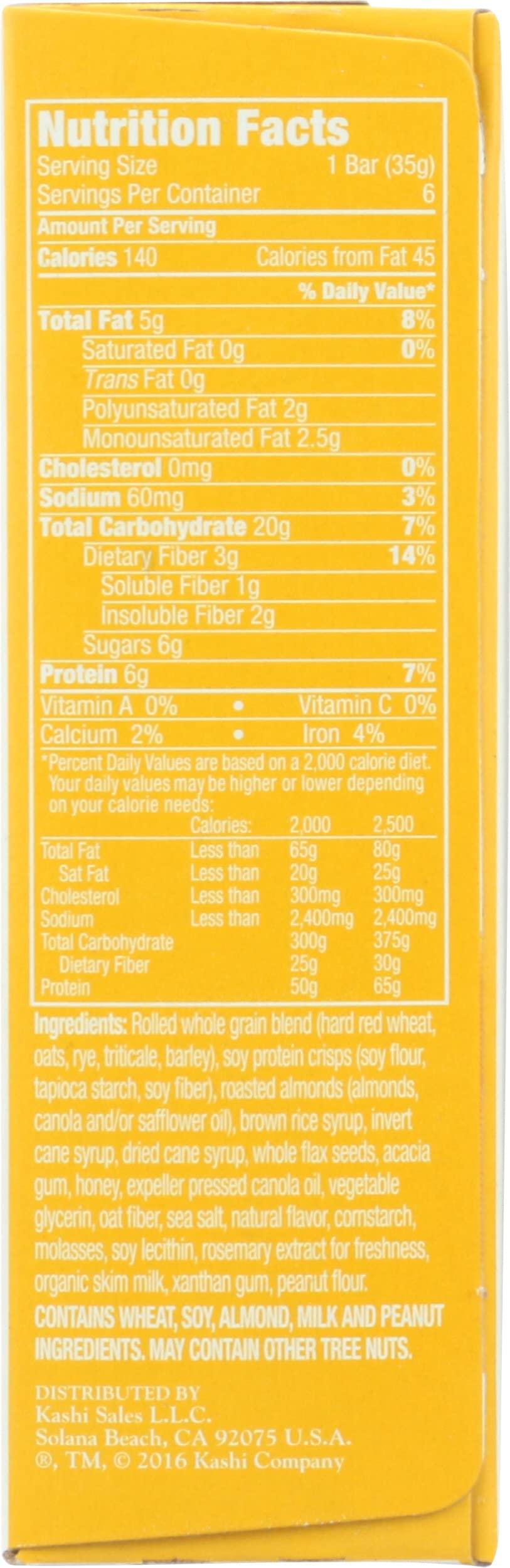 Kashi Kashi Co, Bar Granola TLC Chewy Honey Almond Flax, 1.2 Ounce, 6 Count