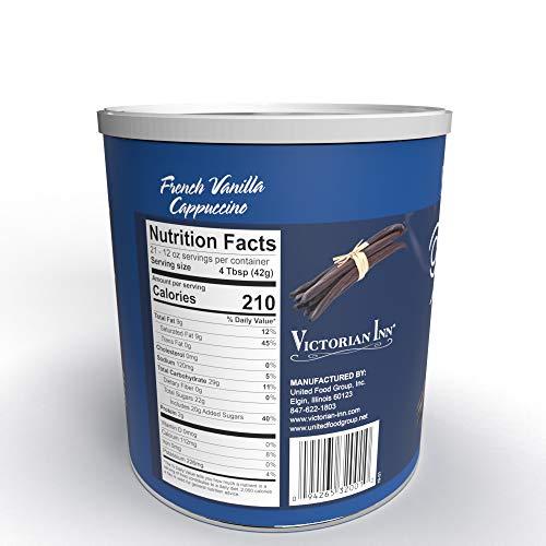 Victorian Inn Victorian Inn Instant Cappuccino, French Vanilla, 32-Ounce Canisters (Pack of 2)