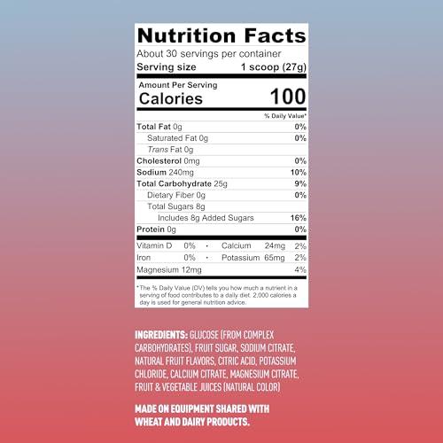 Fluid Fluid Performance - Low Sugar Endurance Fuel Sports Drink Mix with Electrolytes, All Natural Ingredients, Gluten-Free for Before or During Exercise (Passion Fruit Tea w/50mg Caffeine, 30 Serving)