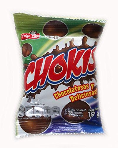 Chokis CHOKIS Bolitas de Maiz Cubiertas en Chocolate - Bag of 16.