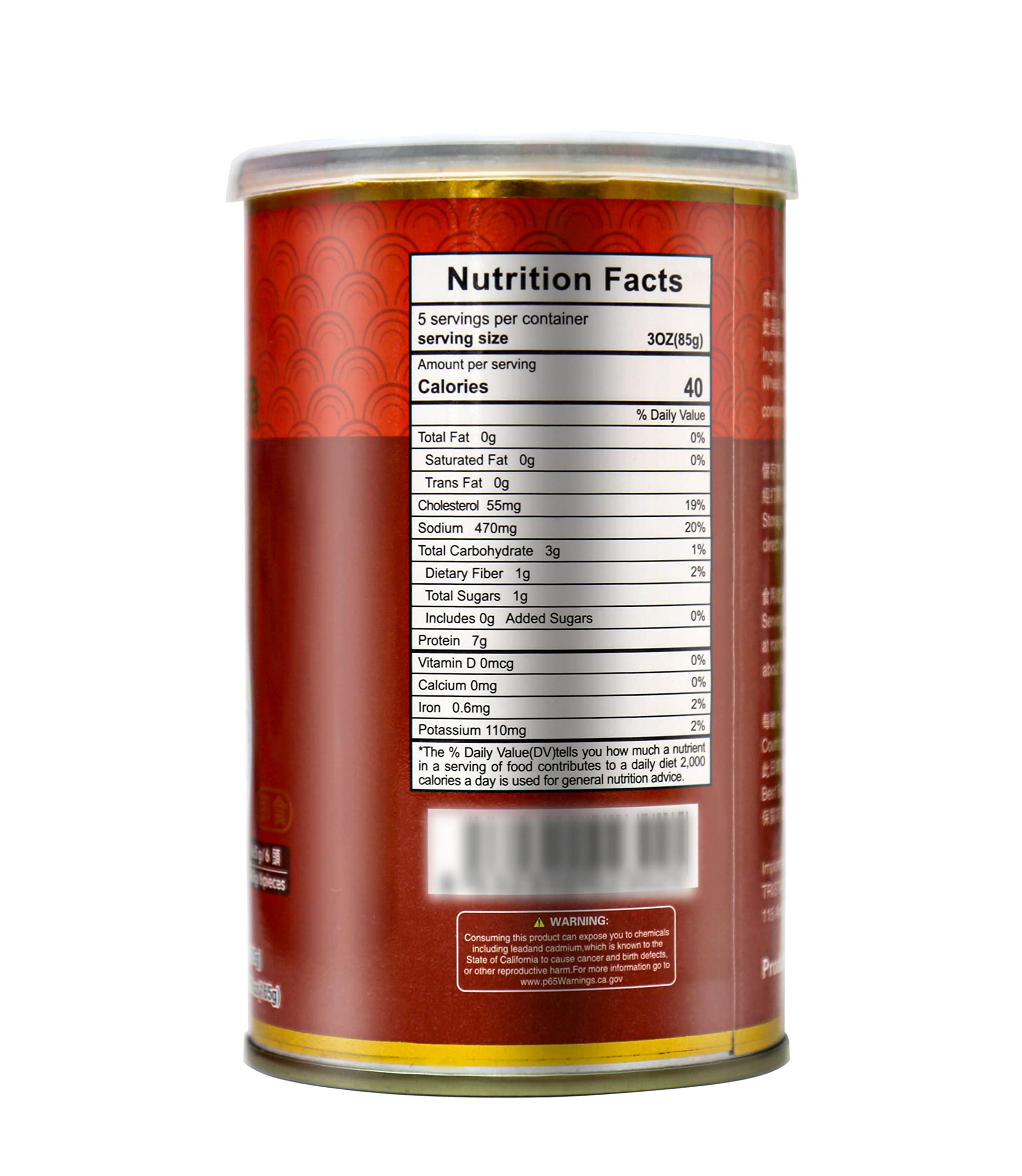 MEEKUS Braise Abalone, Ready To Eat Abalone, Abalone Canned, Abalone with Oyster Sauce Net WT15Oz (4 pcs)